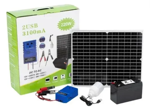 Kit Generador de Energía Solar 220W