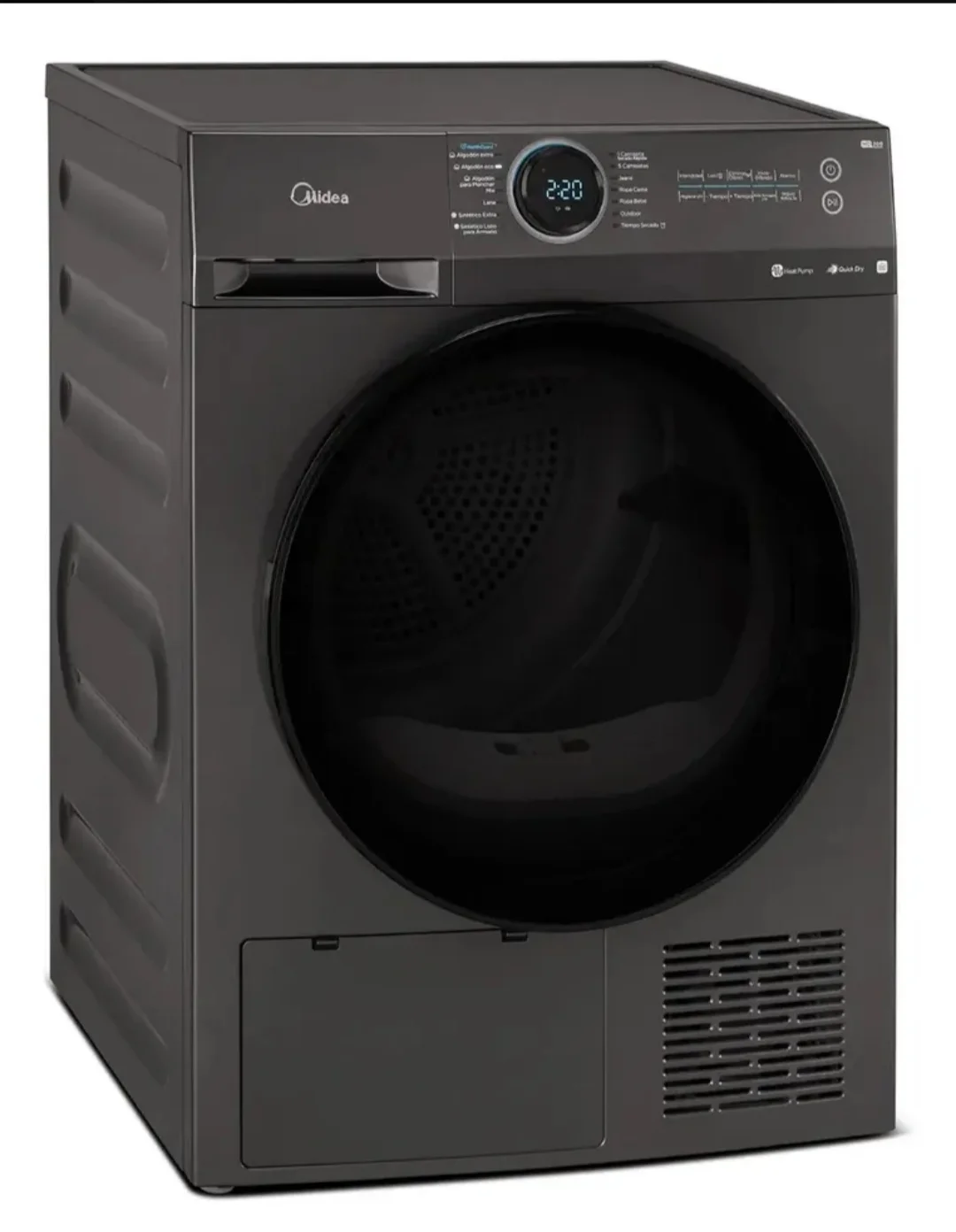 Secadora Bomba De Calor 12kg Md200h120t Midea Titanium