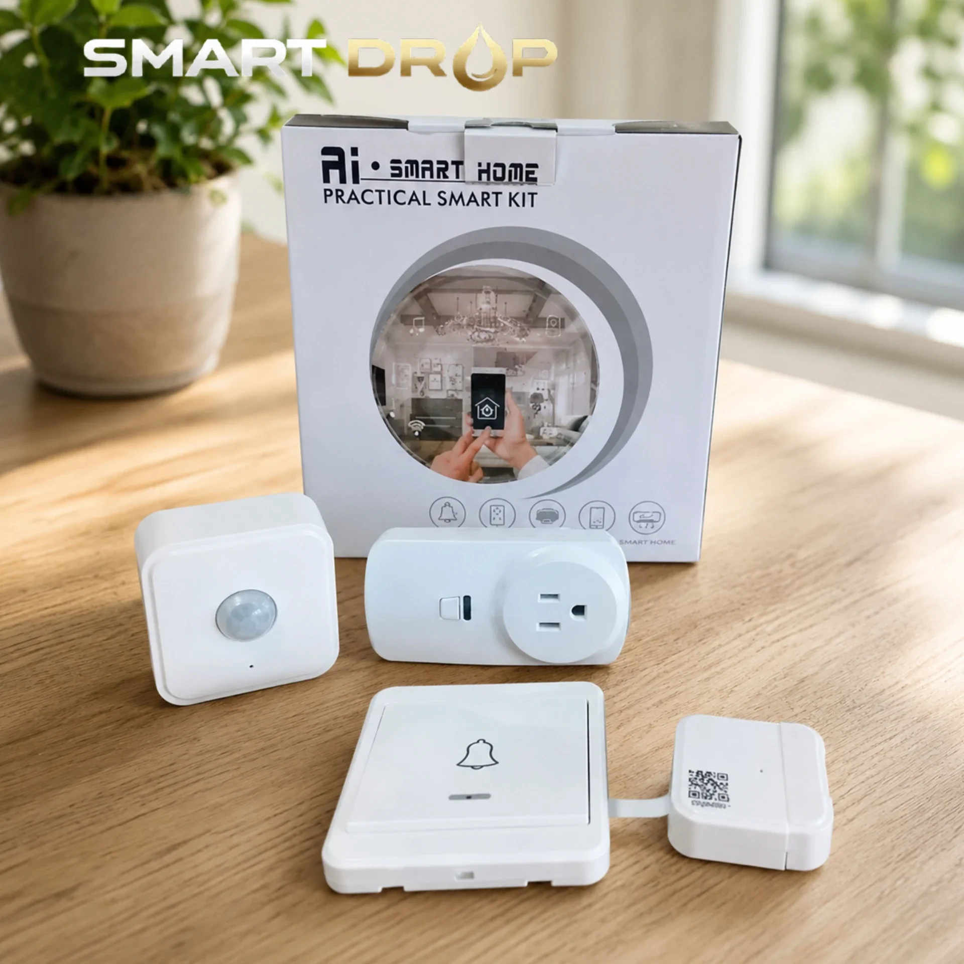 Kit Sistema de Alarma Inalámbrico Inteligente WiFi